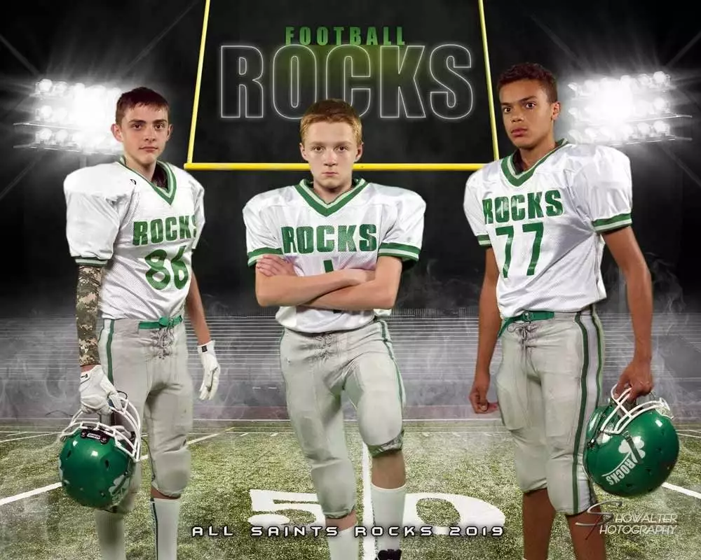 Rocks-Football Sports Team and League Photography